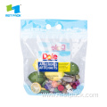 Plastic Fruit Stand Up Pouch With Euro Slot